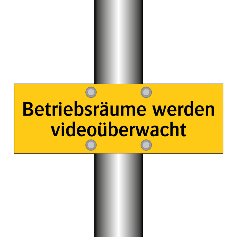 Betriebsräume werden videoüberwacht