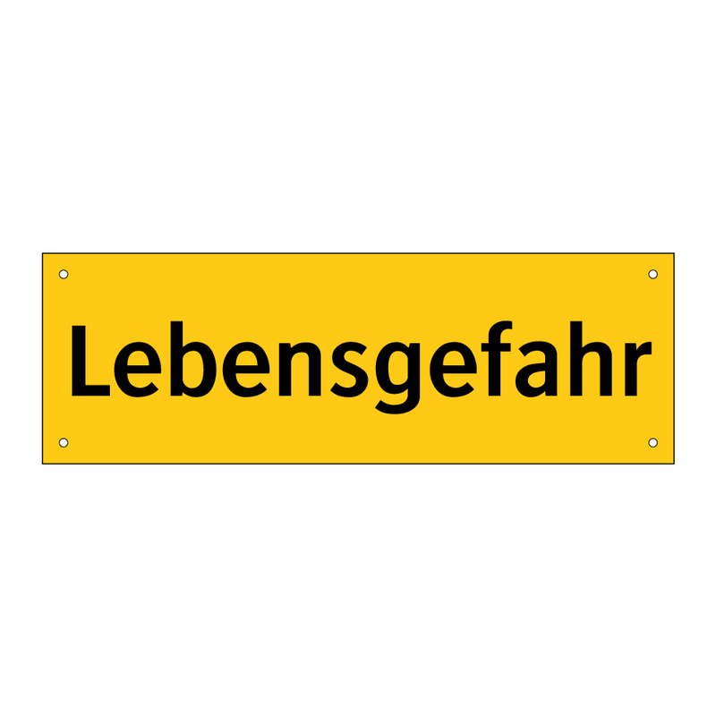 Lebensgefahr