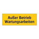 Außer Betrieb Wartungsarbeiten