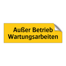 Außer Betrieb Wartungsarbeiten