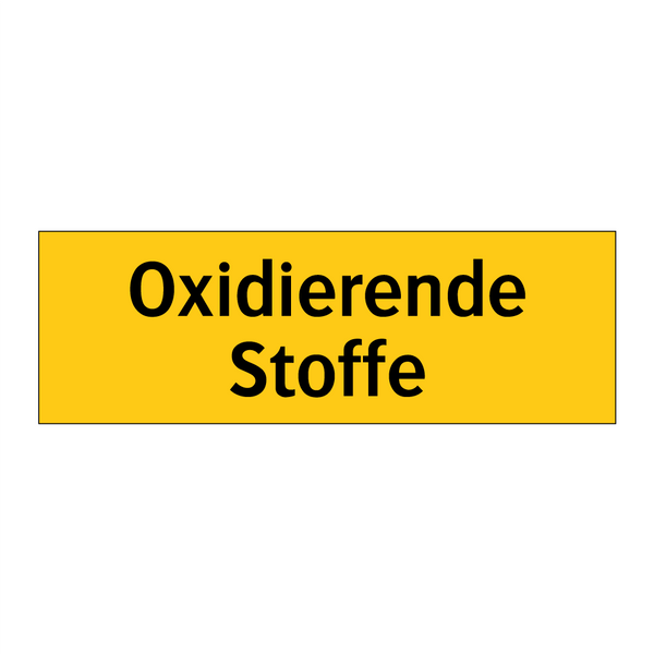 Oxidierende Stoffe