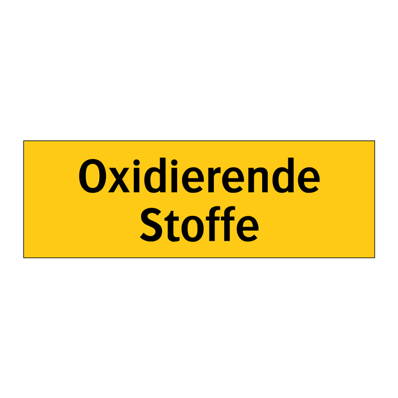 Oxidierende Stoffe