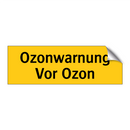 Ozonwarnung Vor Ozon