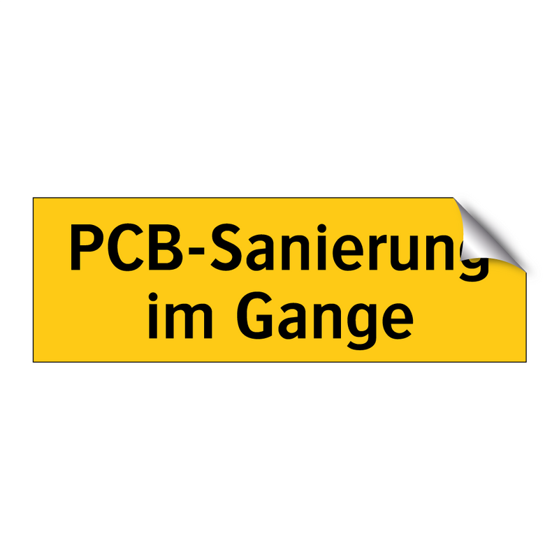 PCB-Sanierung im Gange