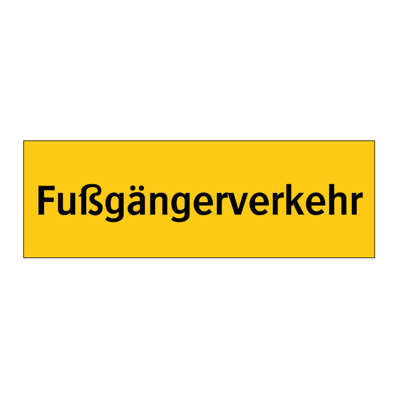 Fußgängerverkehr