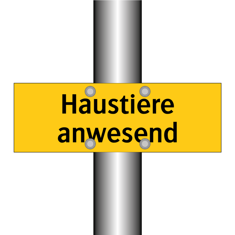 Haustiere anwesend