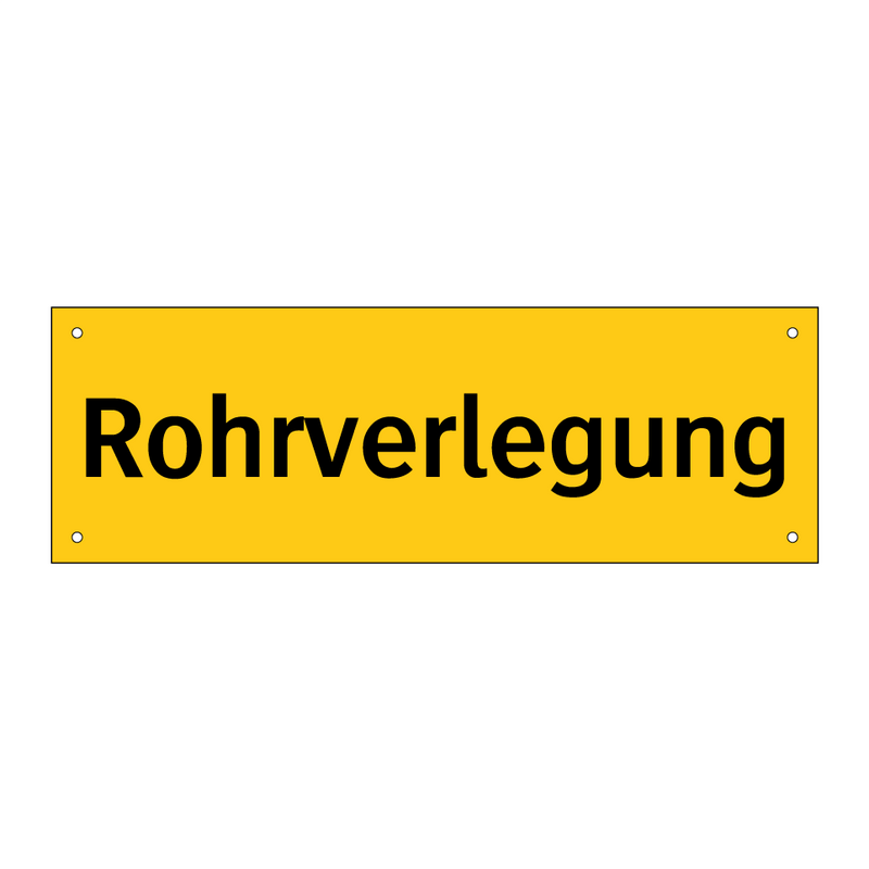 Rohrverlegung