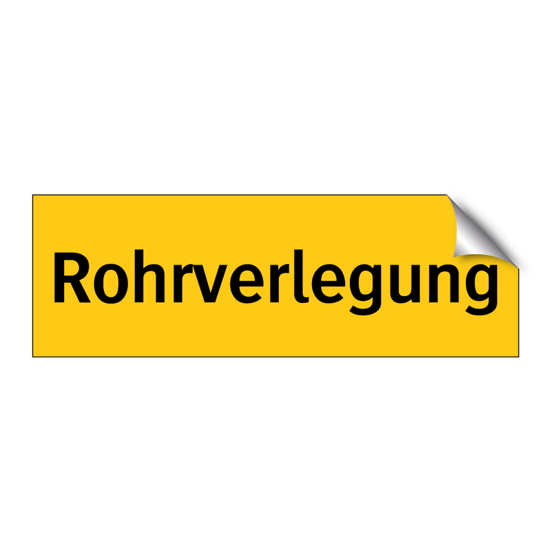 Rohrverlegung