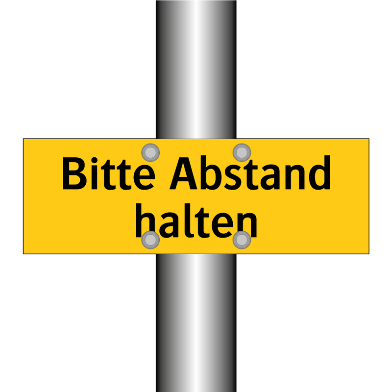 Bitte Abstand halten