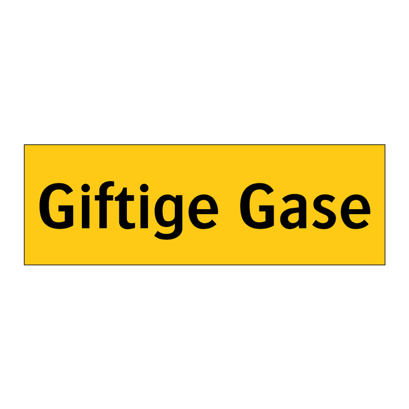 Giftige Gase