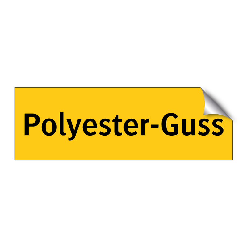 Polyester-Guss