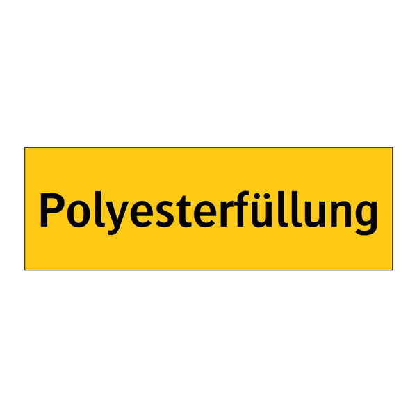 Polyesterfüllung