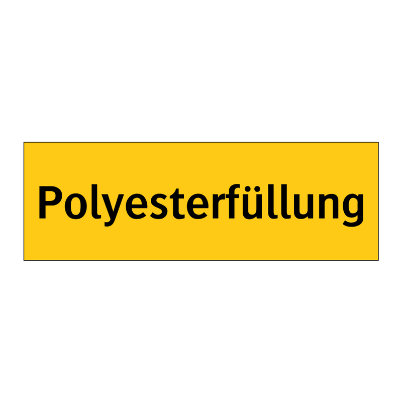 Polyesterfüllung
