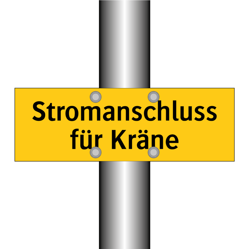 Stromanschluss für Kräne
