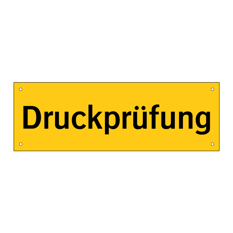 Druckprüfung