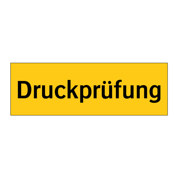 Druckprüfung