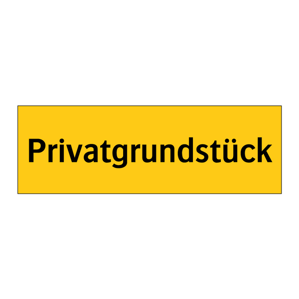 Privatgrundstück