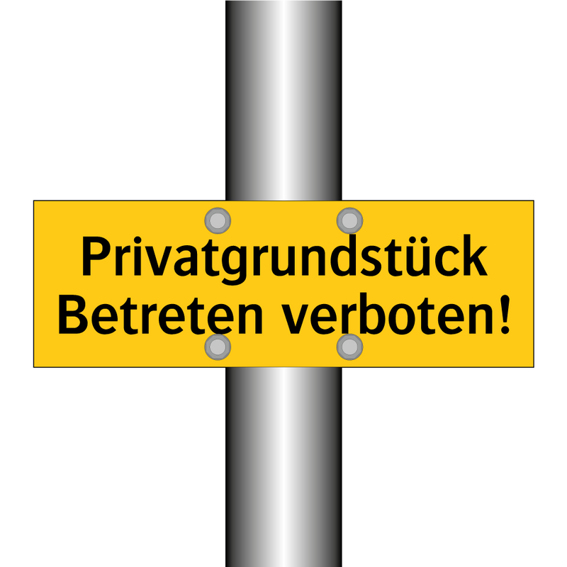 Privatgrundstück Betreten verboten!