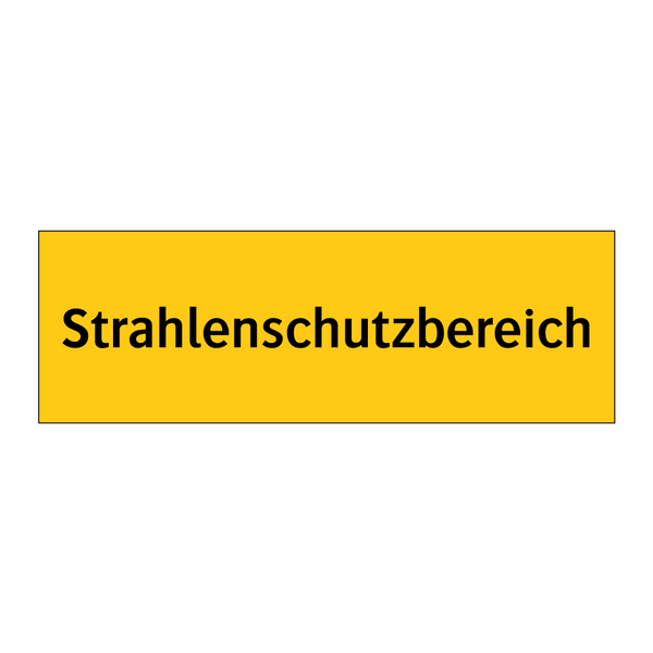 Strahlenschutzbereich