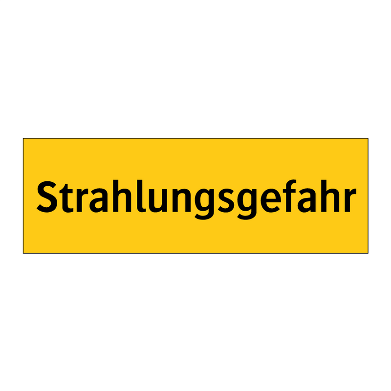 Strahlungsgefahr