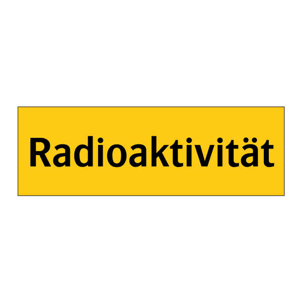 Radioaktivität