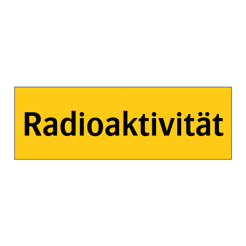 Radioaktivität
