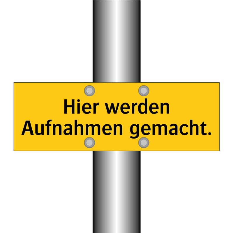 Hier werden Aufnahmen gemacht.