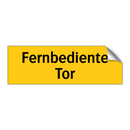 Fernbediente Tor