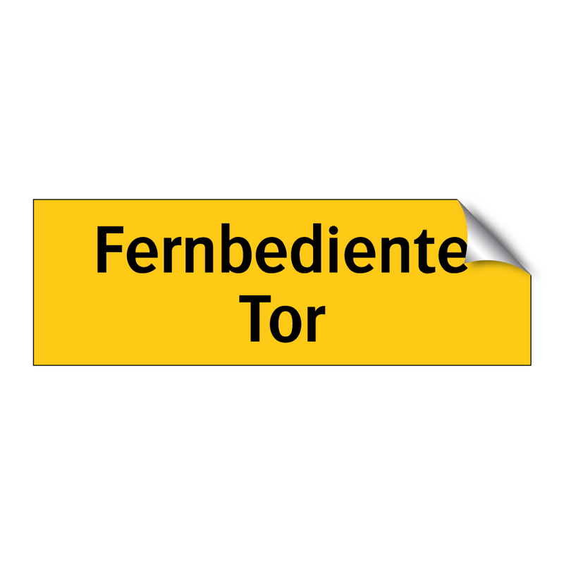Fernbediente Tor
