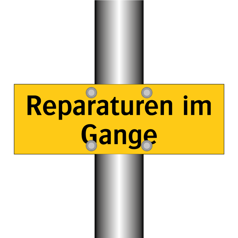 Reparaturen im Gange