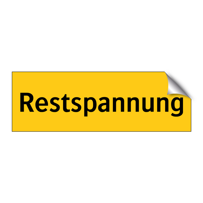 Restspannung