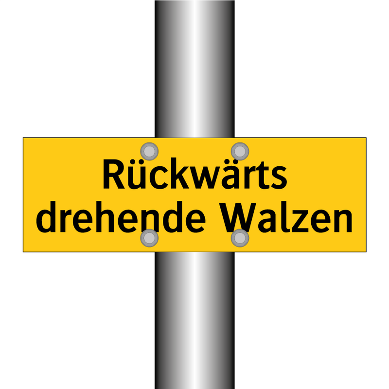 Rückwärts drehende Walzen