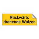 Rückwärts drehende Walzen