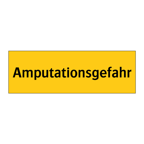 Amputationsgefahr