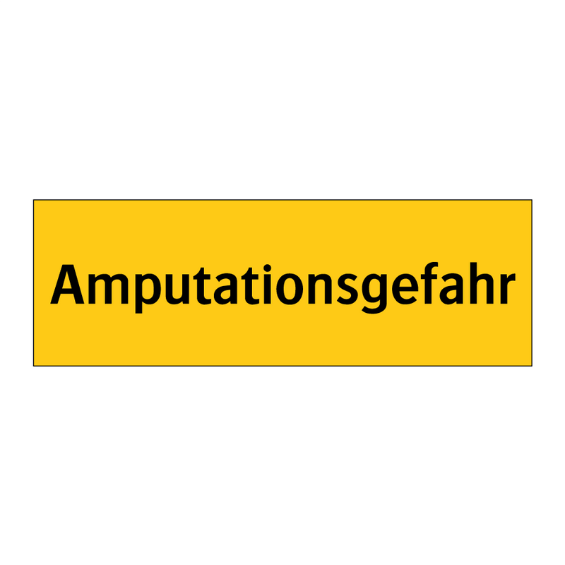 Amputationsgefahr