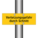 Verletzungsgefahr durch Schnitt