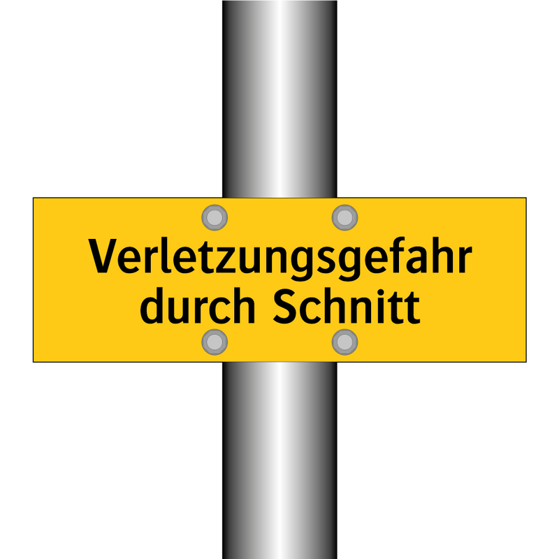 Verletzungsgefahr durch Schnitt