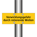 Verwicklungsgefahr durch rotierende Wellen