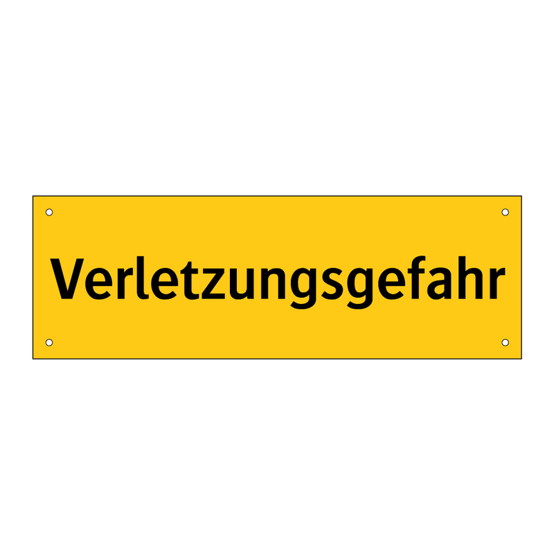 Verletzungsgefahr