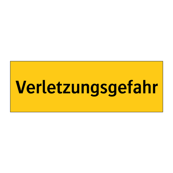 Verletzungsgefahr