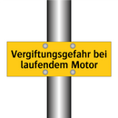 Vergiftungsgefahr bei laufendem Motor