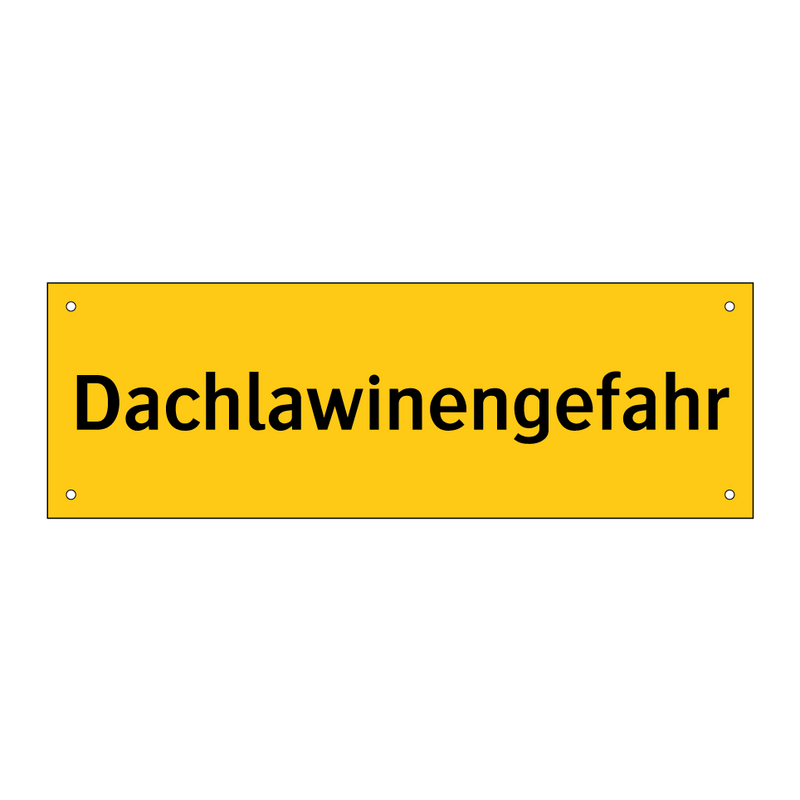 Dachlawinengefahr