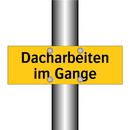 Dacharbeiten im Gange
