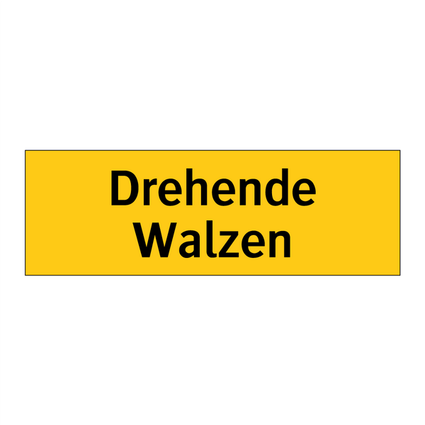 Drehende Walzen