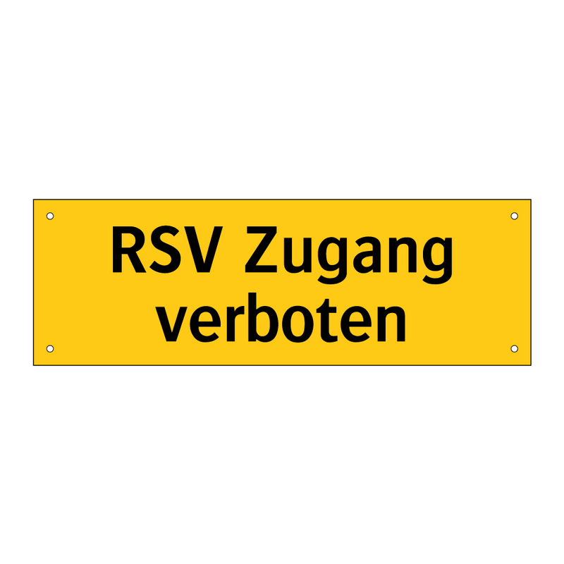 RSV Zugang verboten