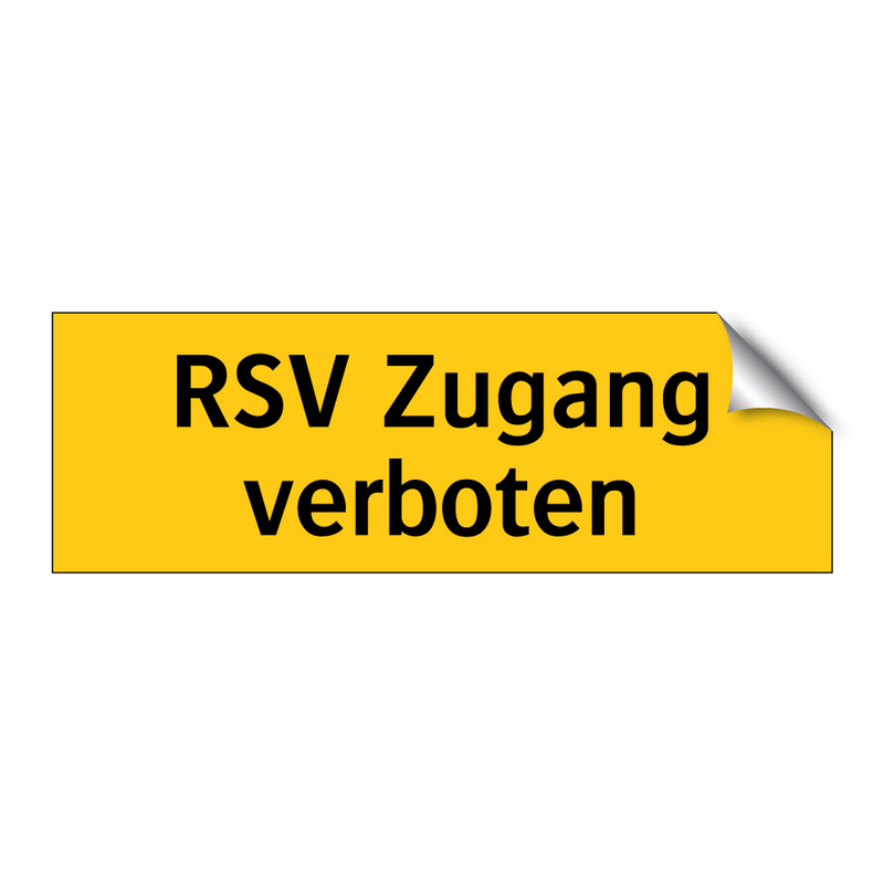 RSV Zugang verboten