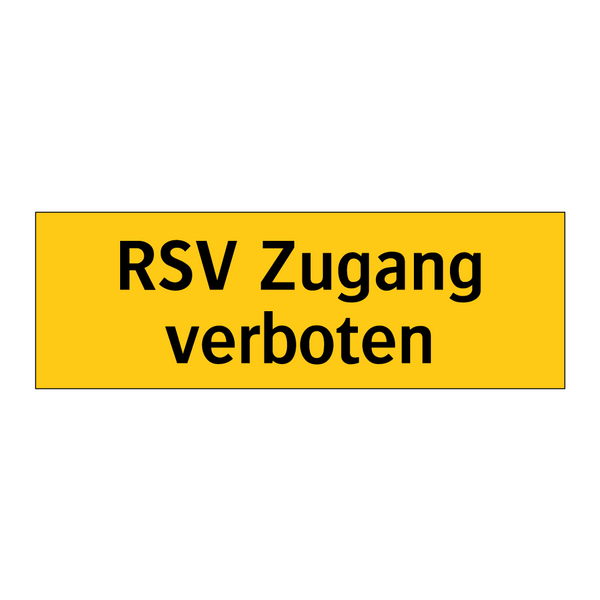 RSV Zugang verboten