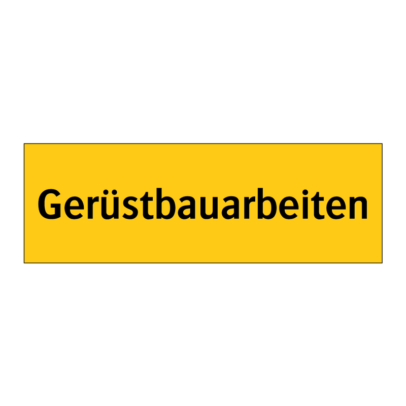 Gerüstbauarbeiten