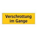 Verschrottung im Gange
