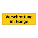 Verschrottung im Gange